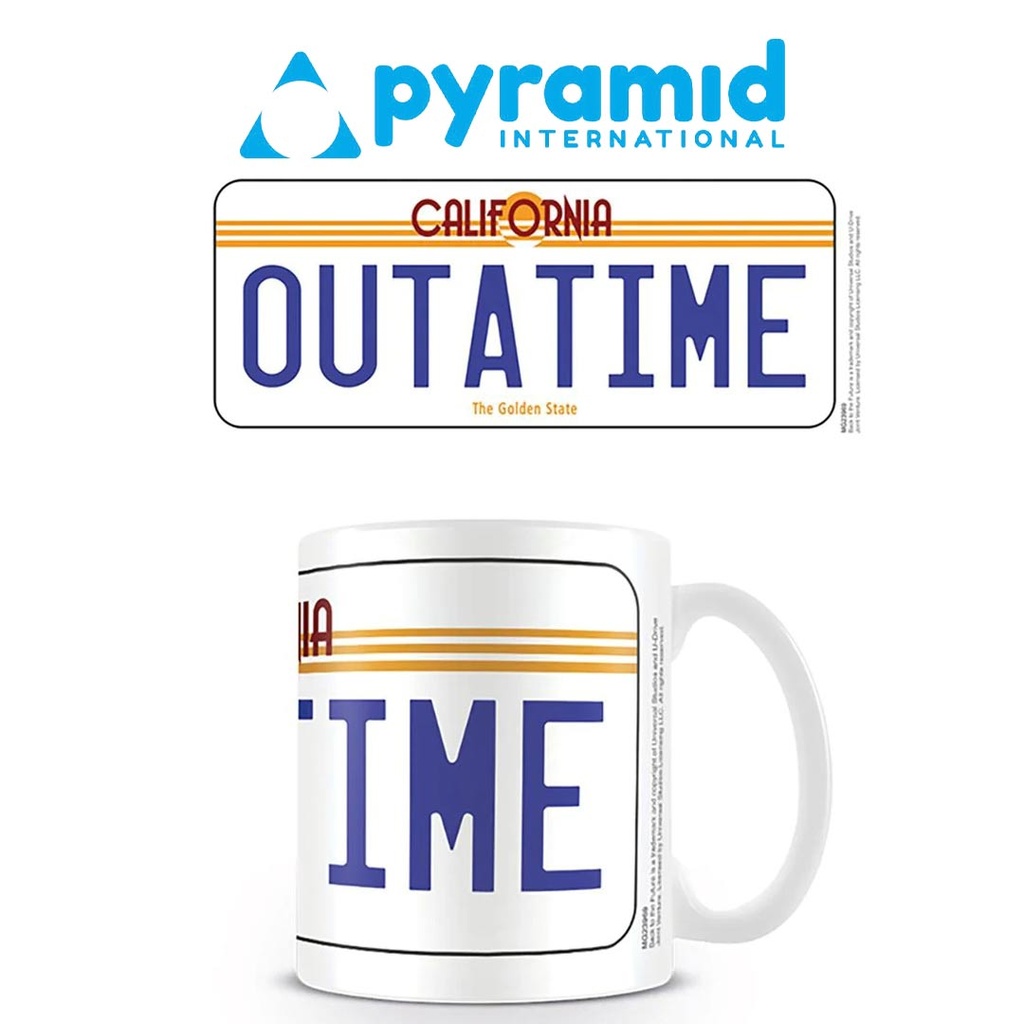 Pyramid - BACK TO THE FUTURE (LICENSE PLATE) MUG