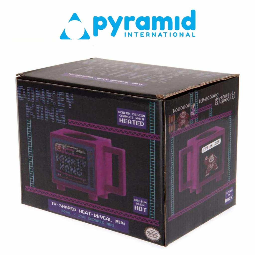 Pyramid - DONKEY KONG (RETRO TV) RETRO TV HEAT CHANGE MUG