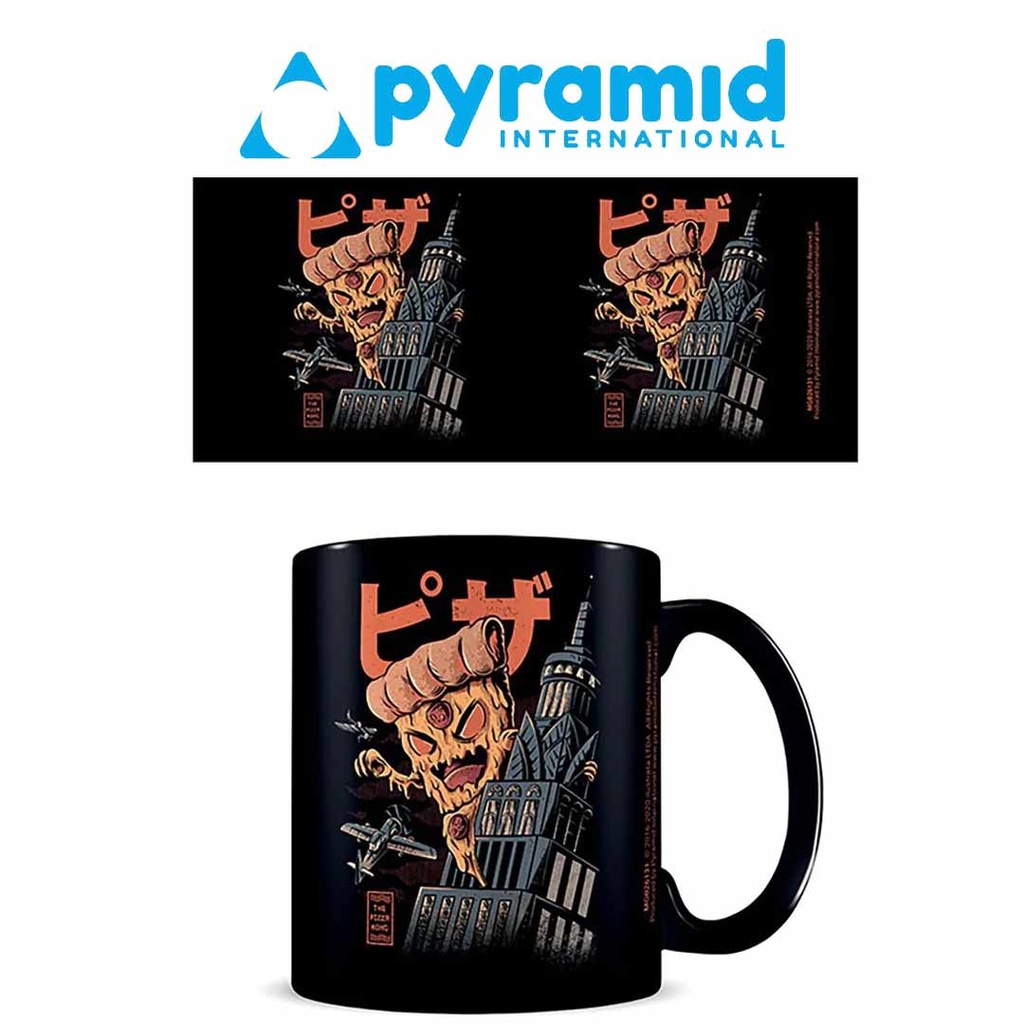 Pyramid - ILUSTRATA (THE PIZZA KONG) BLACK POD MUG