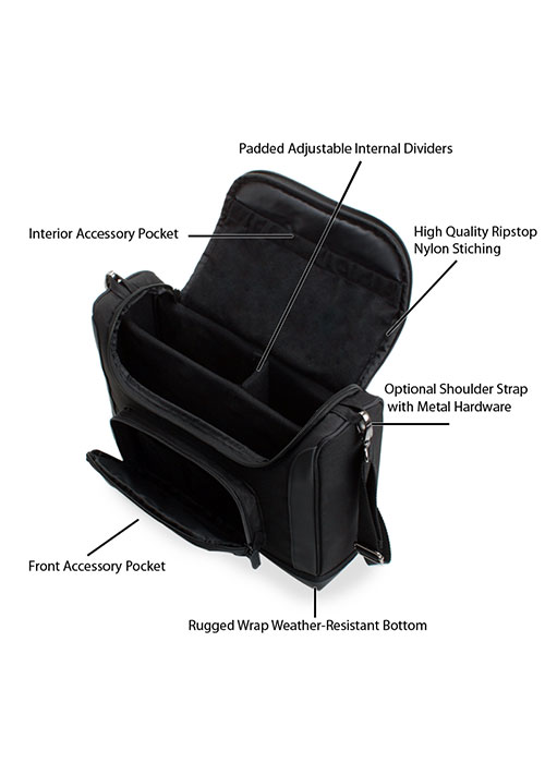 S7 Pro Portable Projector Carrying Case - Black (USA GEAR)