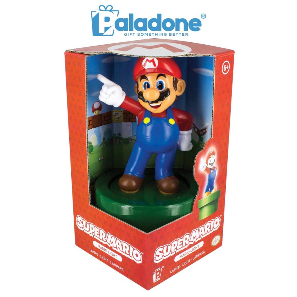 Paladone - Lampe 3D Super Mario - Mario