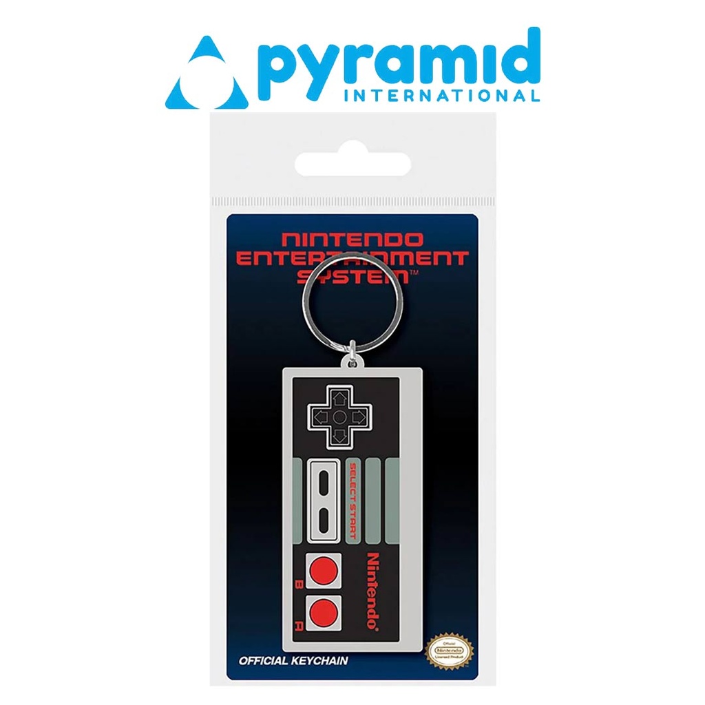 Pyramid - NINTENDO (NES CONTROLLER) RUBBER KEYCHAIN