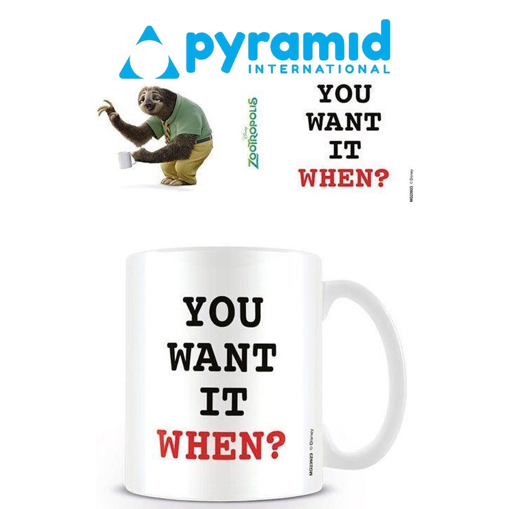 Pyramid - ZOOTROPOLIS (YOU WANT IT WHEN?) MUG