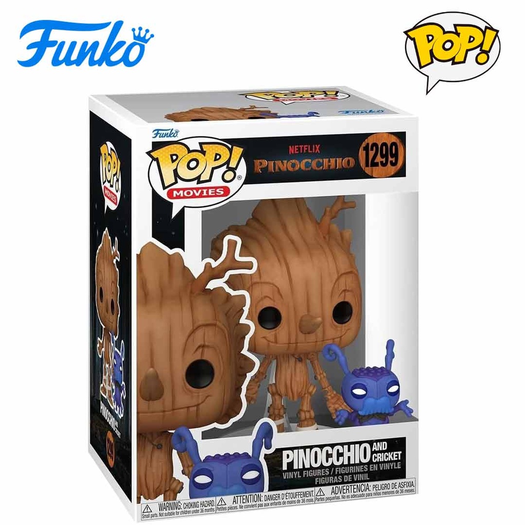 Funko Pop! Movies: Netflix Pinocchio - Pinocchio and Cricket
