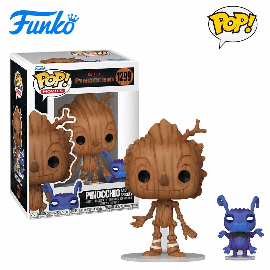 Funko Pop! Movies: Netflix Pinocchio - Pinocchio and Cricket