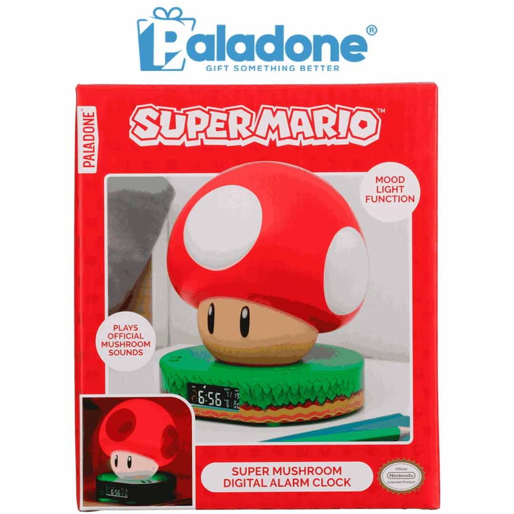 Paladone Super Mario Mushroom Alarm Clock