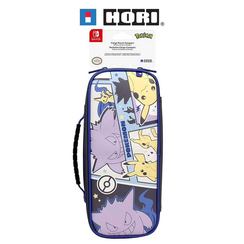 HORI NS Officially Licensed - Cargo Pouch Compact (Pikachu, Mimikyu & Gengar)