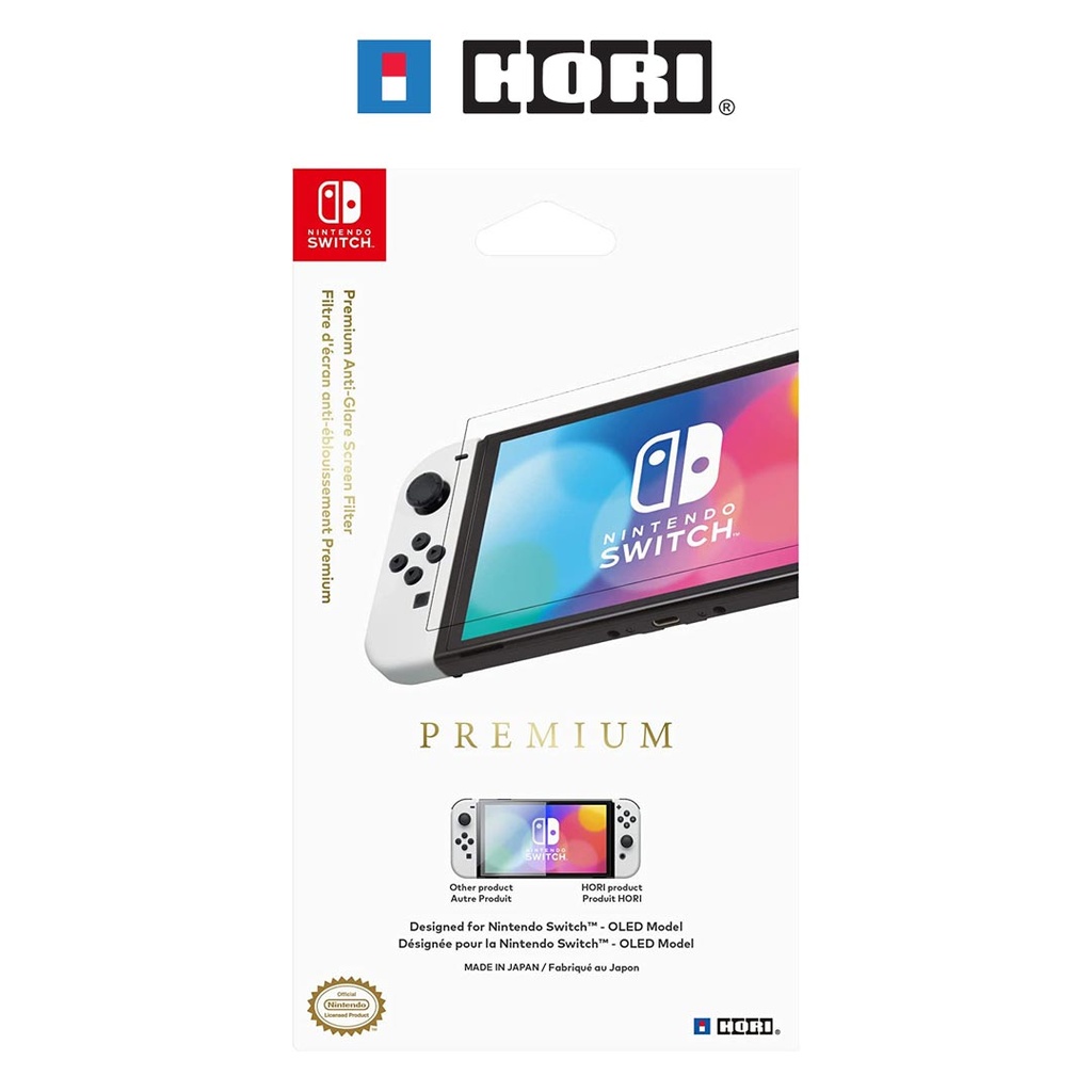 HORI NS OLED Officially Licensed - Premium Anti-Glare Screen Filter