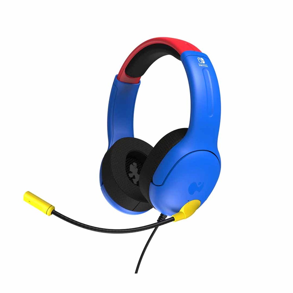 PDP SUPER MARIO GAMING AIRLITE WIRED STEREO HEADSET WITH MIC RED- NS