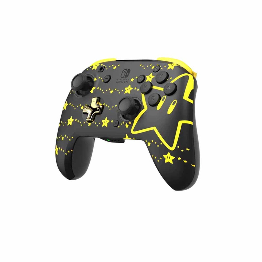 PDP REMATCH GLOW SUPER MARIO - STARS CONTROLLER WIRELESS-NS