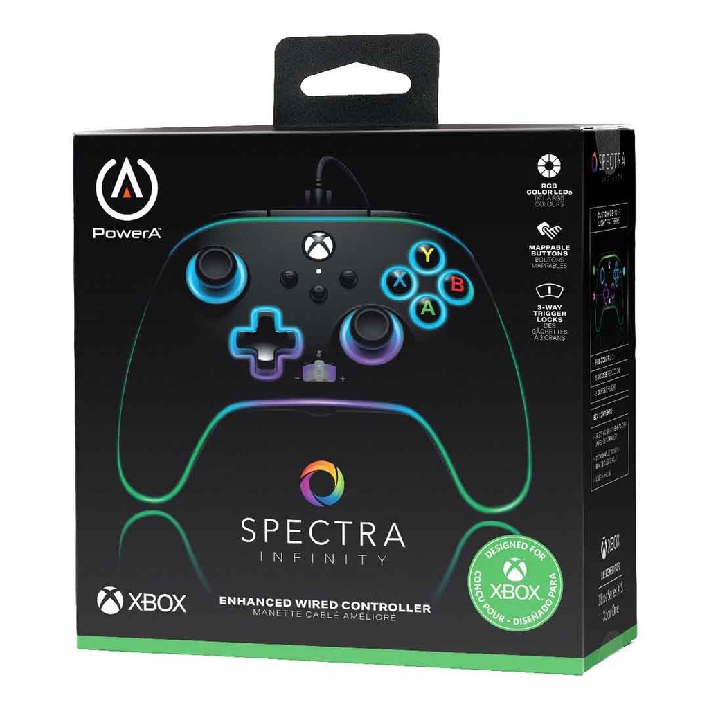 POWER A SERIES X ENHANCED WIRED CONTROLLER SPECTRA INFINITY XBX/XBX ONE