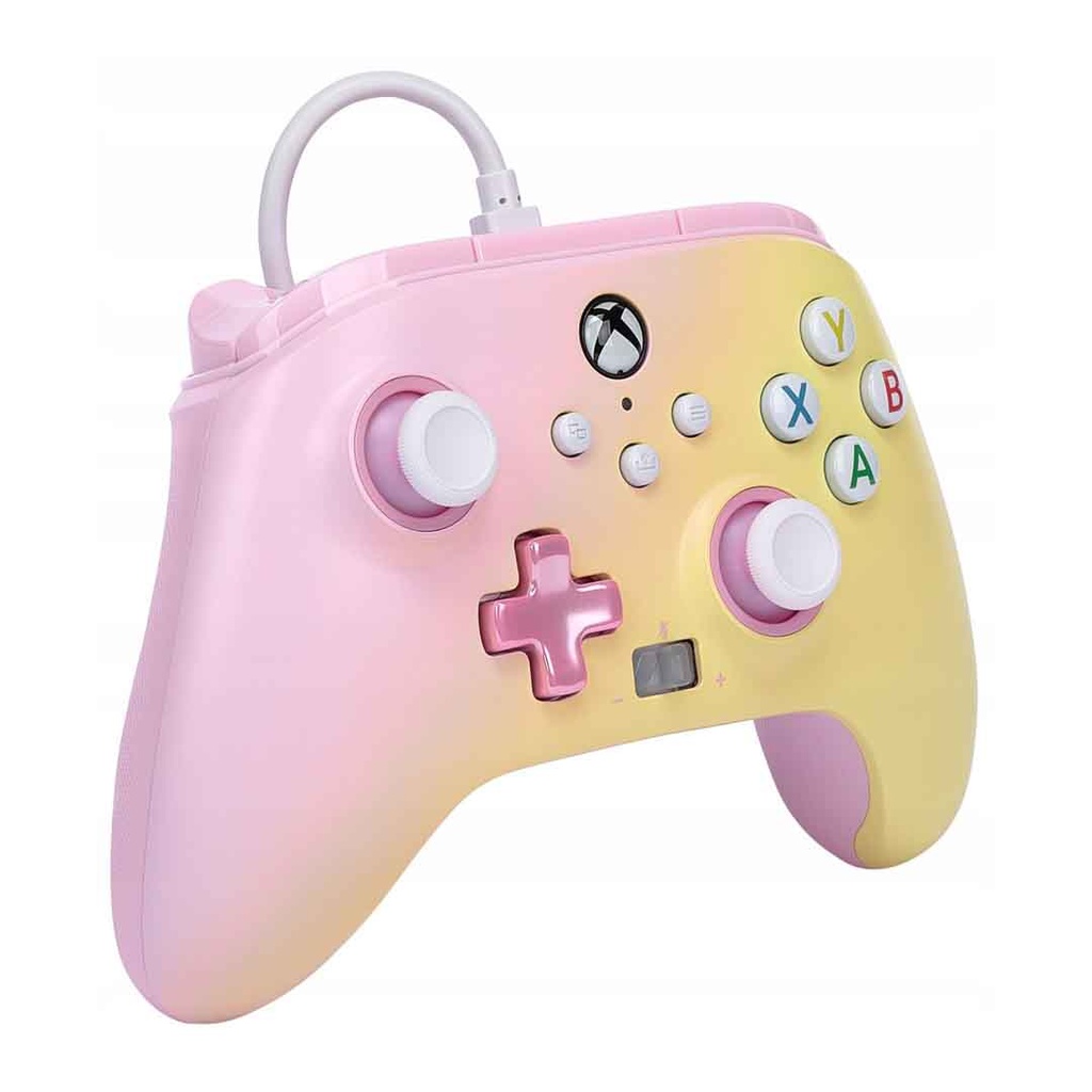 POWER A SERIES X  ENHANCED WIRED CONTROLLER PINK LEMONADE XBX/XBX ONE