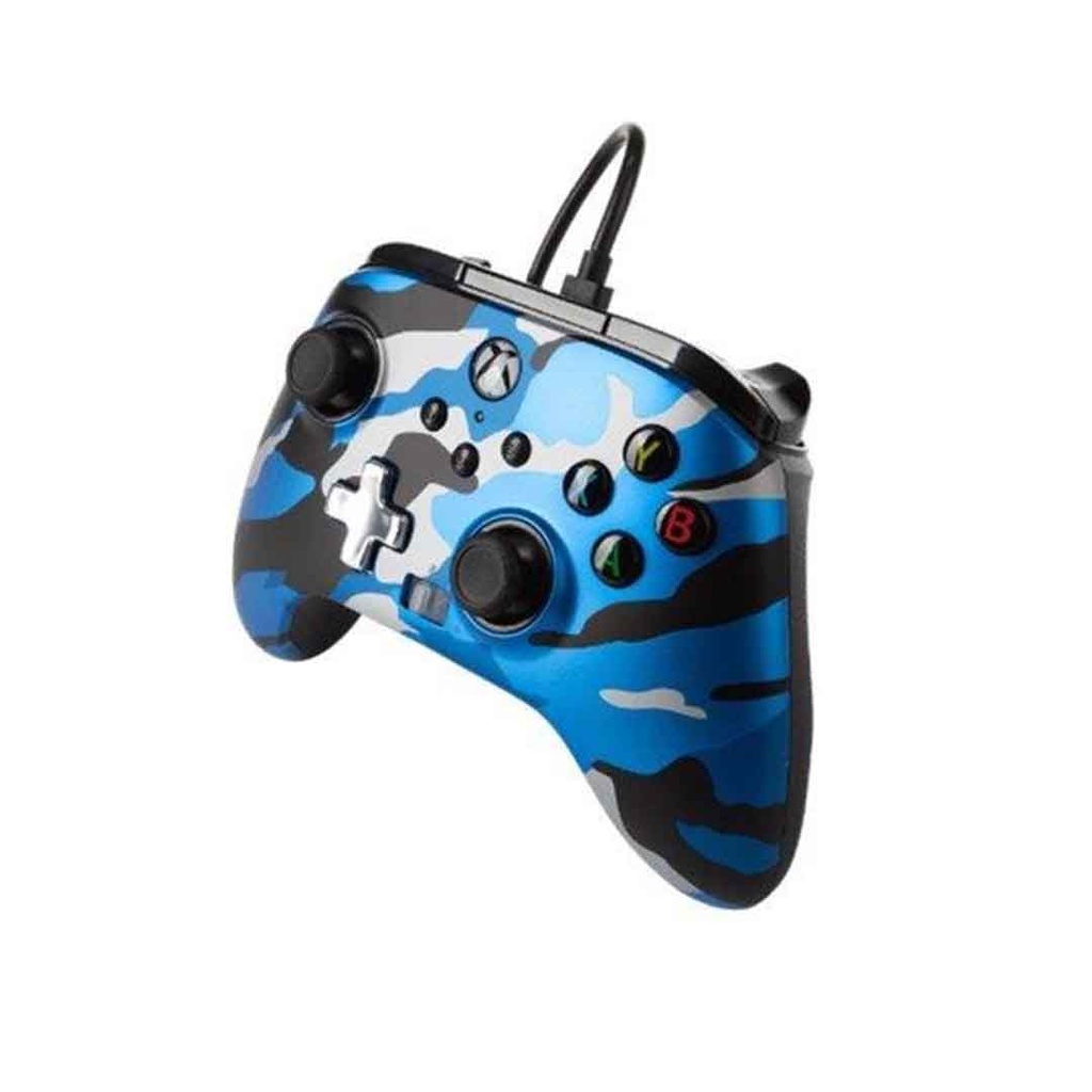 POWER A SERIES X  ENHANCED WIRED CONTROLLER METALLIC CAMO/BLUE XBX/XBX ONE