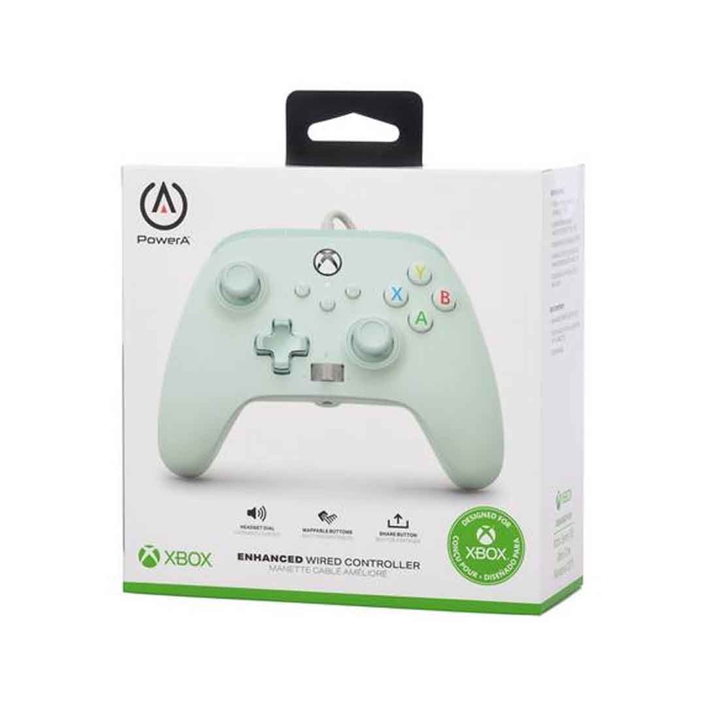 POWER A SERIES X ENHANCED WIRED CONTROLLER COTTON CANDY BLUE XBX/XBX ONE