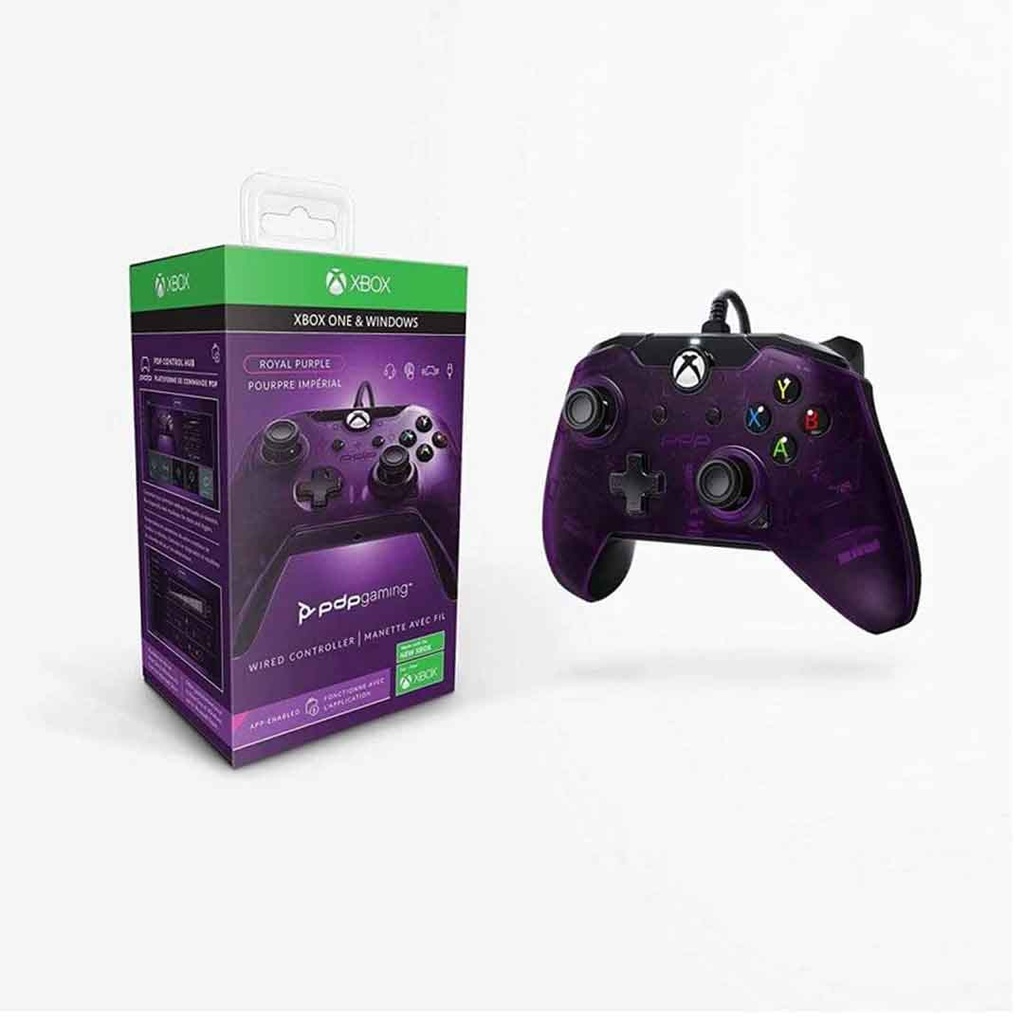 PDP SERIES X  WIRED CONTROLLER ROYAL PURPLE XBX/XBX ONE