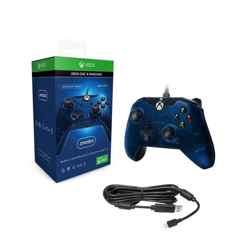 PDP SERIES X  WIRED CONTROLLER MIDNIGHT BLUE XBX/XBX ONE