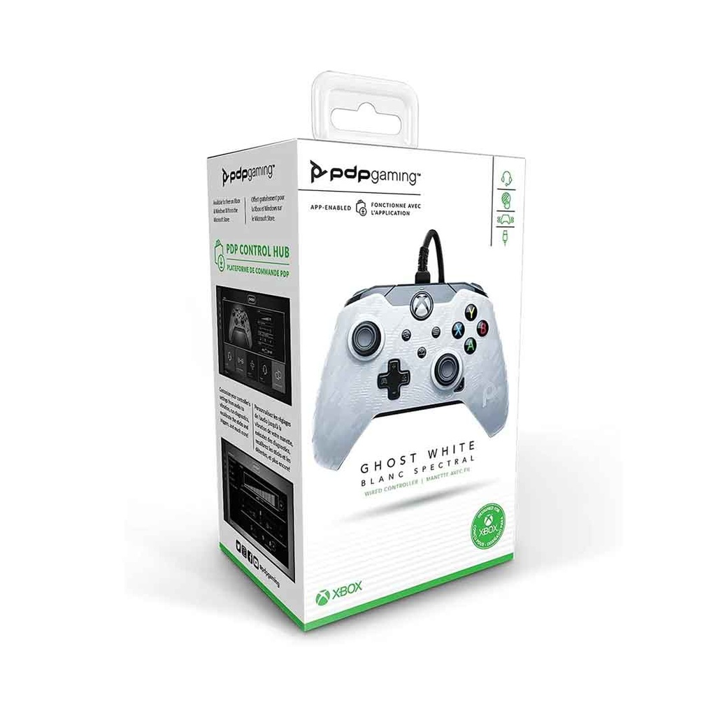 PDP SERIES X  WIRED CONTROLLER GHOST WHITEXBX/XBX ONE