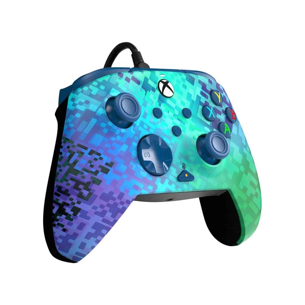 PDP SERIES X REMATCH WIRED CONTROLLER GLITCH GREEN XBX/XBX ONE