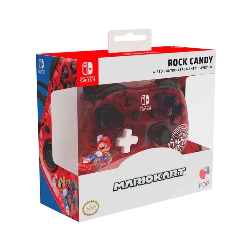 PDP MARIO KART ROCK CANDY WIRED CONTROLLER-NS/LITE/OLED