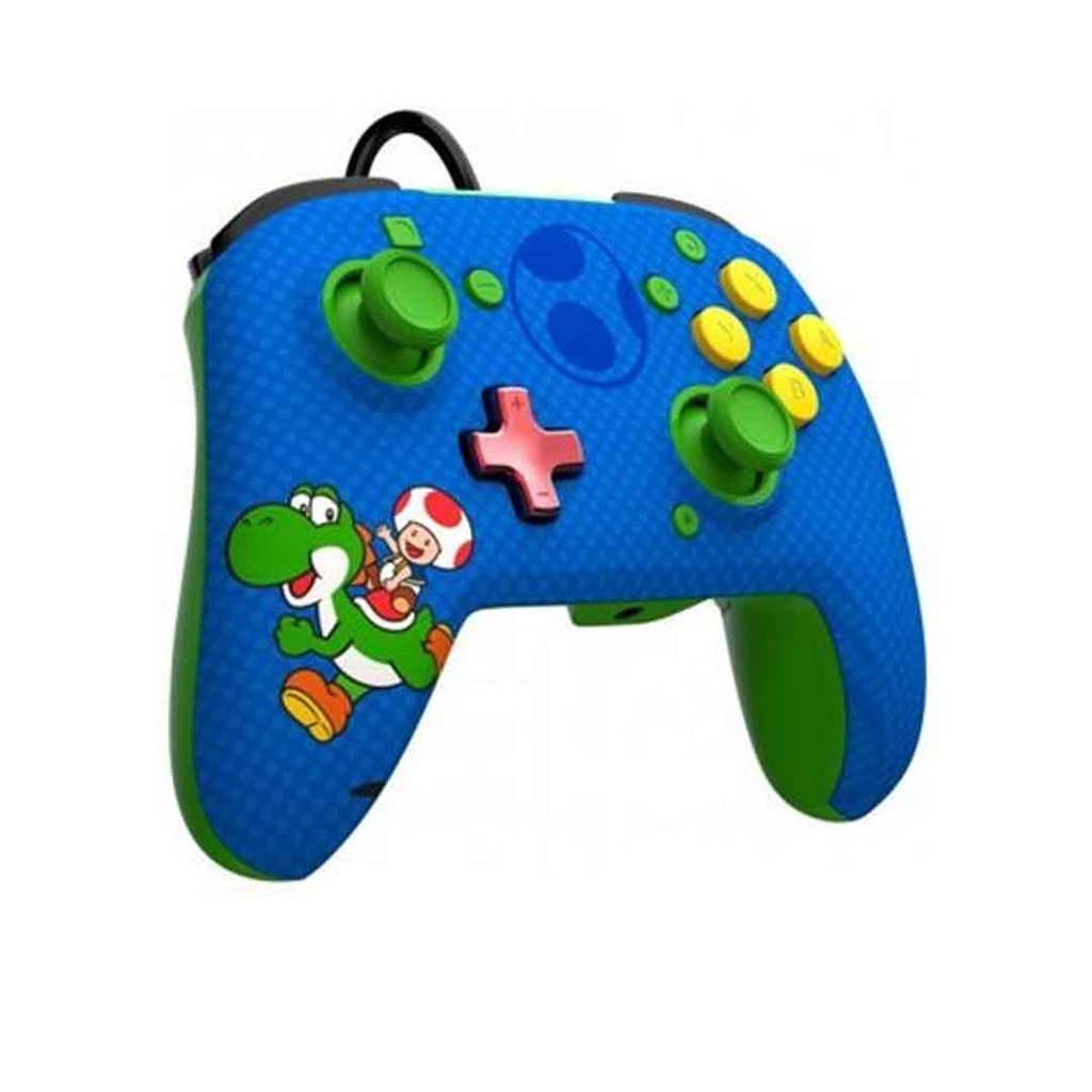 PDP REMATCH SUPER MARIO TOAD & YOSHI WIRED CONTROLLER NS/LITE/OLED