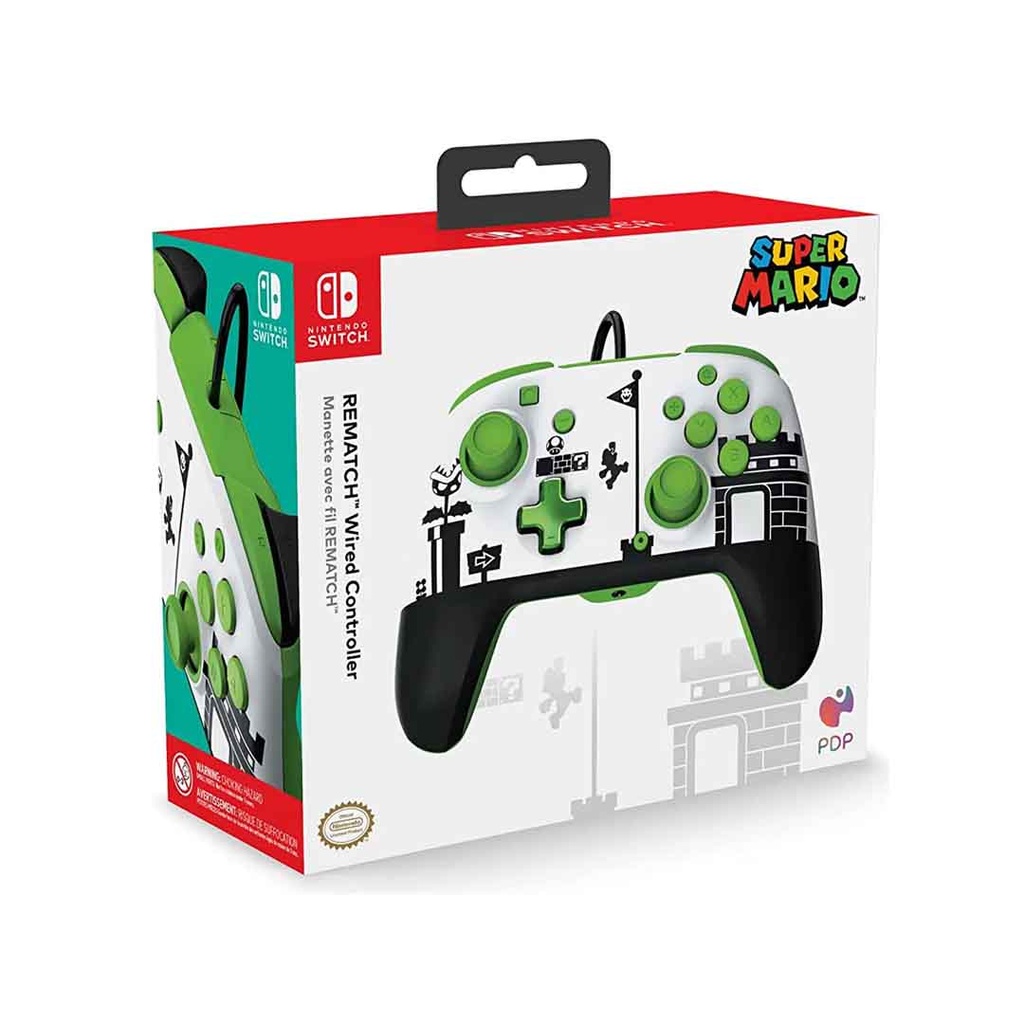 PDP REMATCH SUPER MARIO RETRO WIRED CONTROLLER NS/LITE/OLED