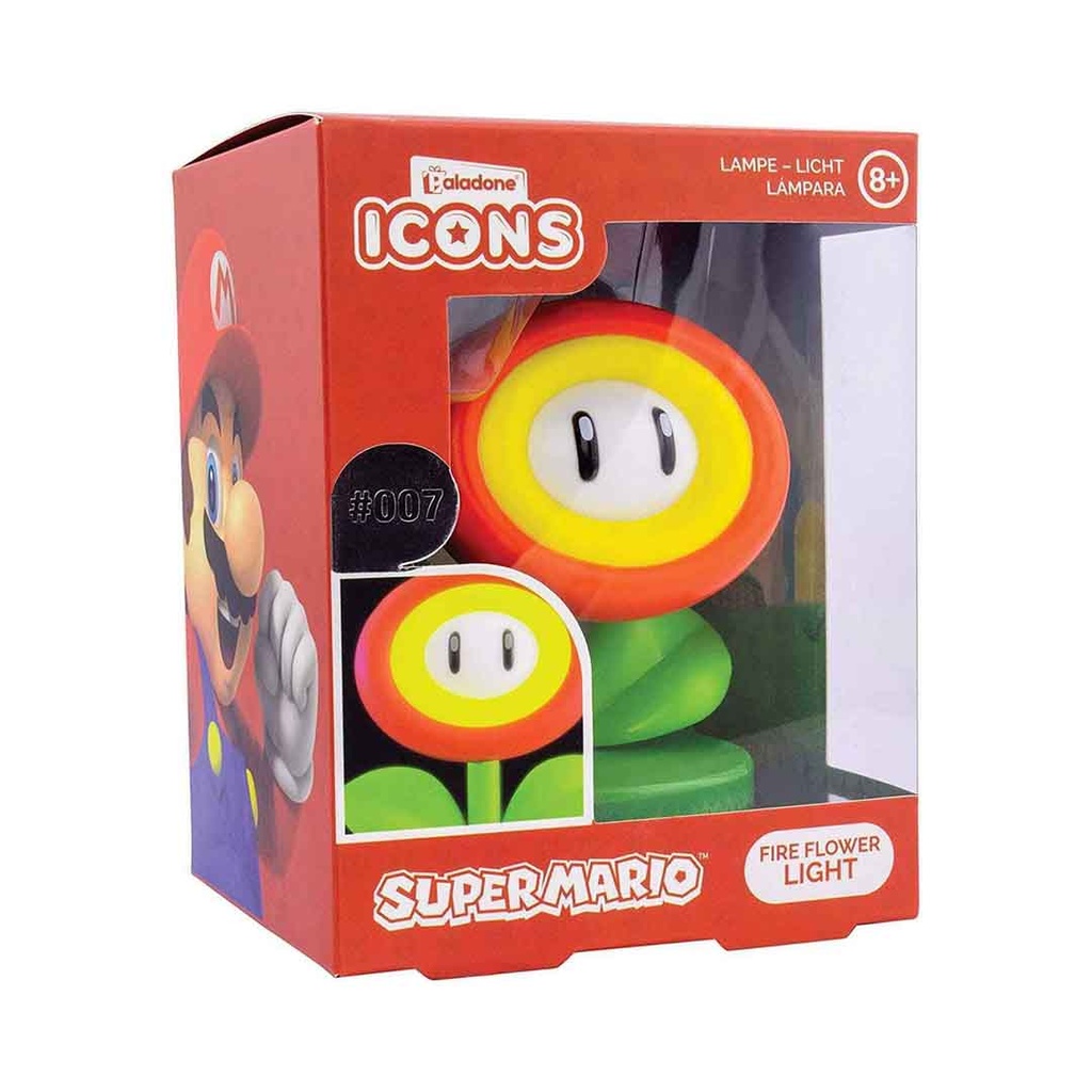 Paladone Super Mario Fire Flower Icon Light