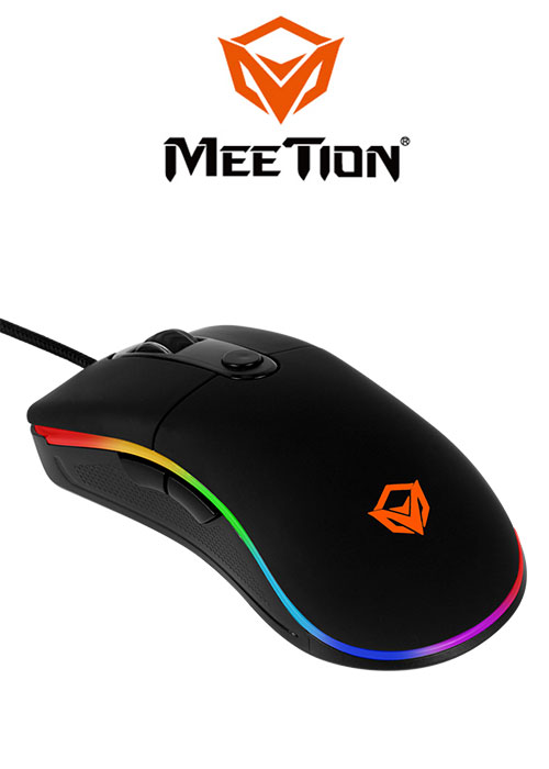 GM20 Chromatic Gaming Mouse- Black (Meetion)