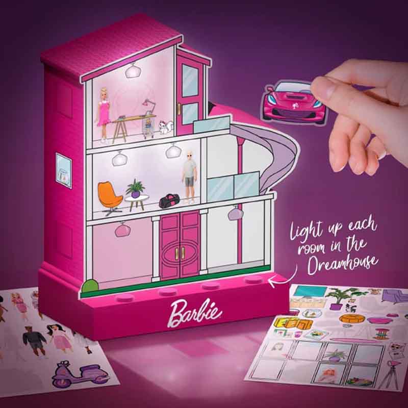 PALADONE Barbie Dreamhouse Light with Stickers