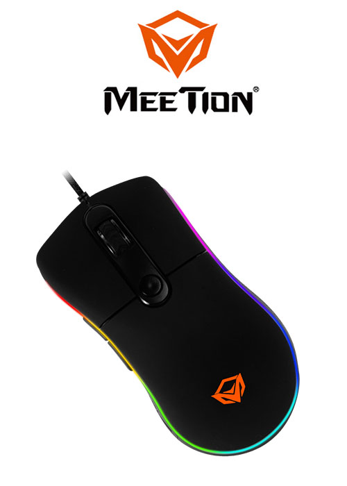 GM20 Chromatic Gaming Mouse- Black (Meetion)