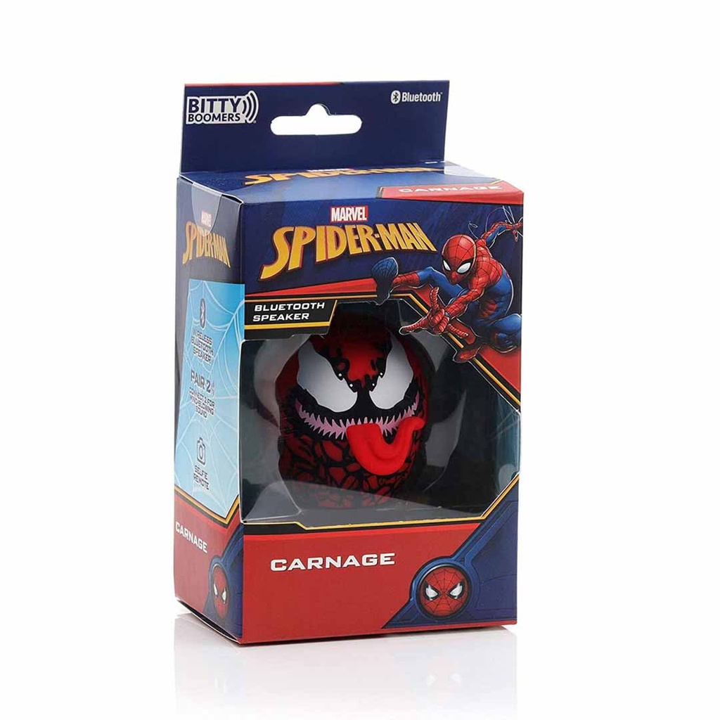 Bitty Boomers - Marvel Carnage  Bluetooth spkrs
