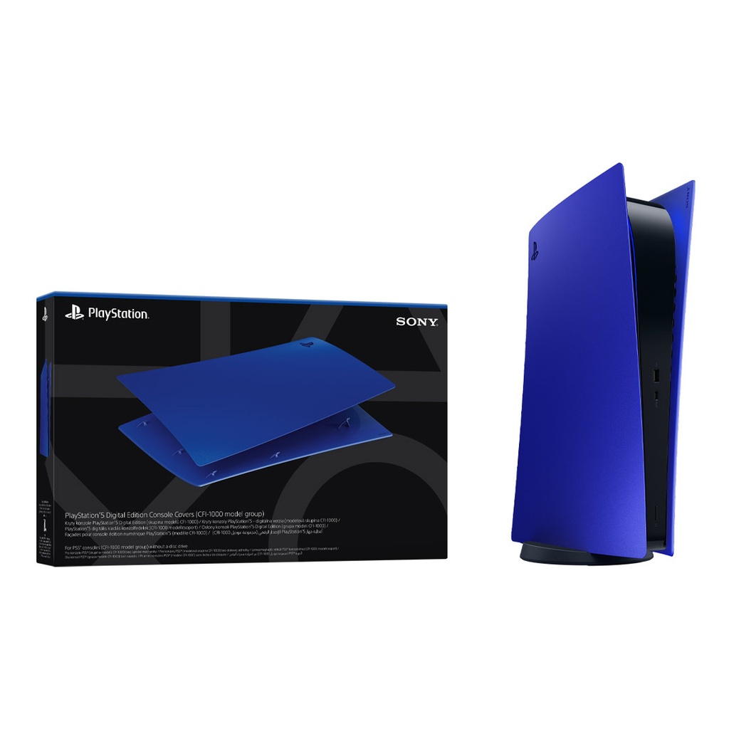 PS5 Console Digital Edition Cover - COBALT BLUE