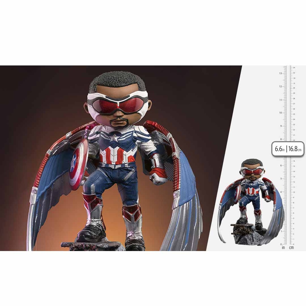 Iron Studios - Falcon & Winter Soldier Captain America Sam W -Minico