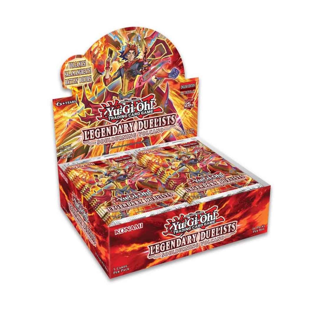 Konami - Yu Gi Oh TCG - Legendary Soulburning Volcano Booster 25th Anniversary