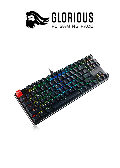 Keyboard TKL- PreBuilt - Black (Glorious)