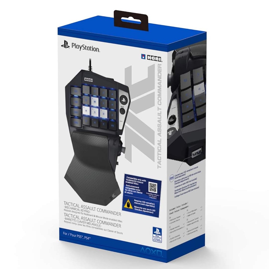 Hori Tactical Assault Commander TAC Mechanical Keypad for PS5, PS4, PC