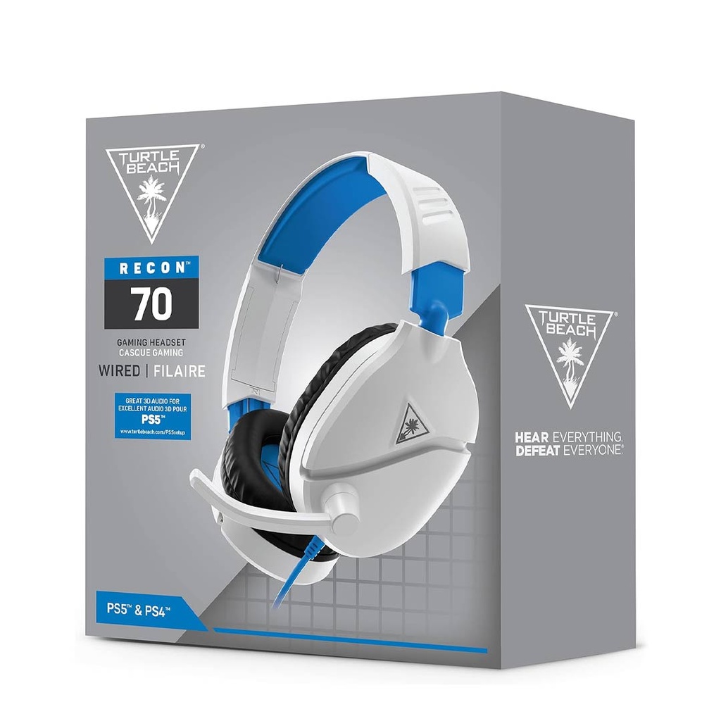 Turtle Beach PS4 Ear Force Recon 70P Wired Headset - White