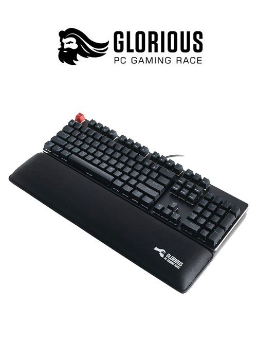 Keyboard Wrist Pad Slim TKL- Black (Glorious)