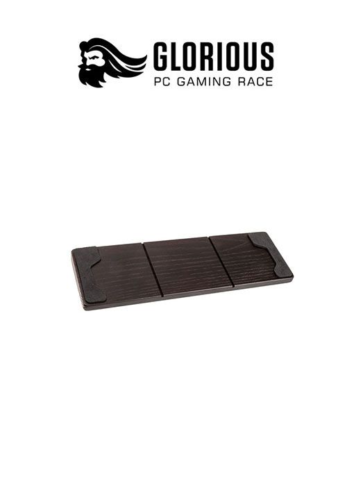 Keyboard Wrist Rest Compact - Wood - Onyx (Glorious)