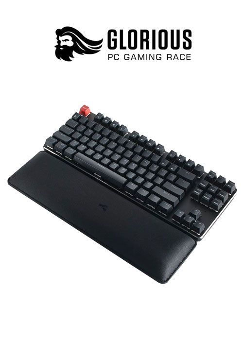 Keyboard Wrist Rest Full Size - Stealth - Black  (Glorious)