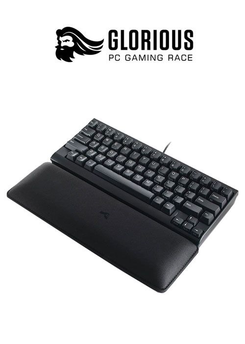 Keyboard Wrist Rest Full Size - Stealth - Black  (Glorious)
