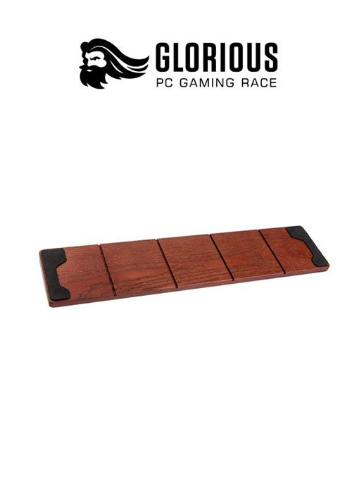 Keyboard Wrist Rest Full Size - Wood - Golden Oak (Glorious)