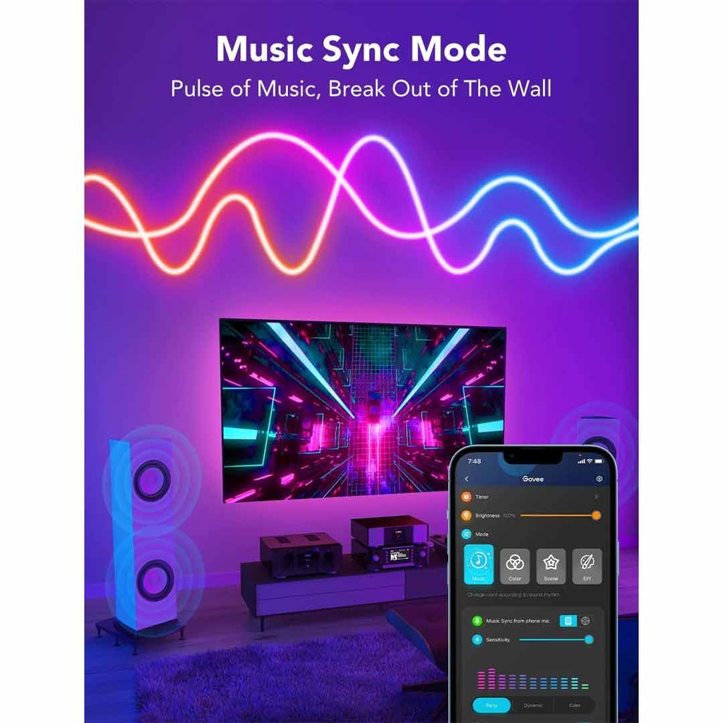 Govee Neon LED Strip Light 3m