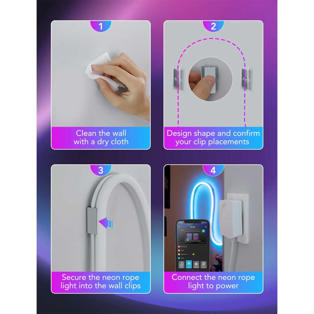 Govee Neon LED Strip Light 3m