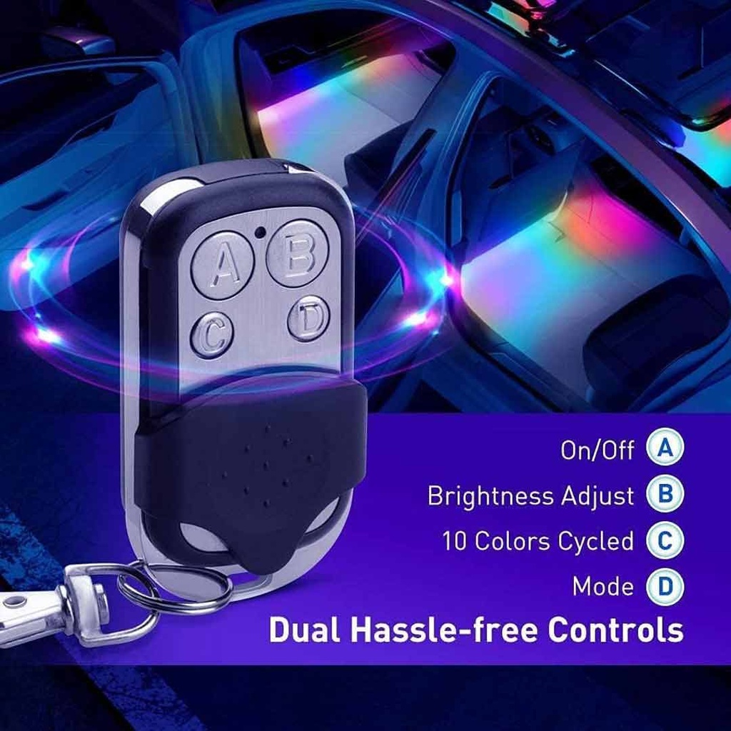 Govee RGBIC Interior Car Lights (Without Remote Control)