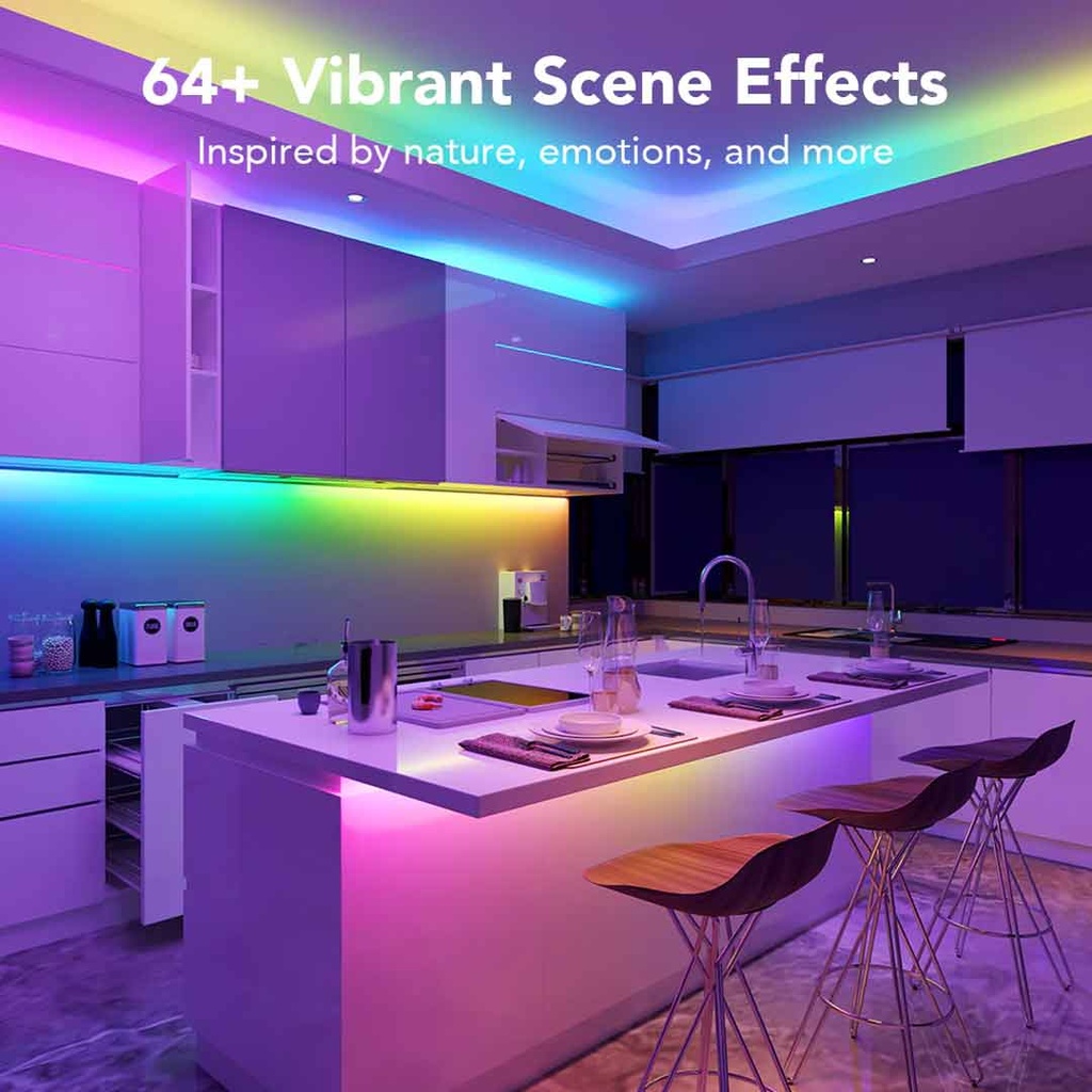 Govee RGBIC Wi-Fi + Bluetooth LED Strip Lights With Protective Coating (5M)