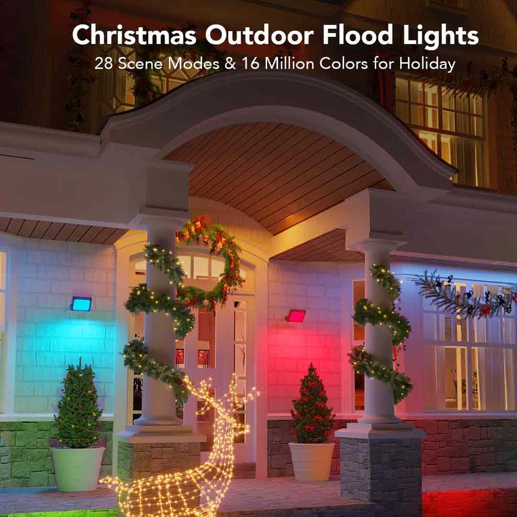 Govee RGBICWW LED Smart Flood Lights