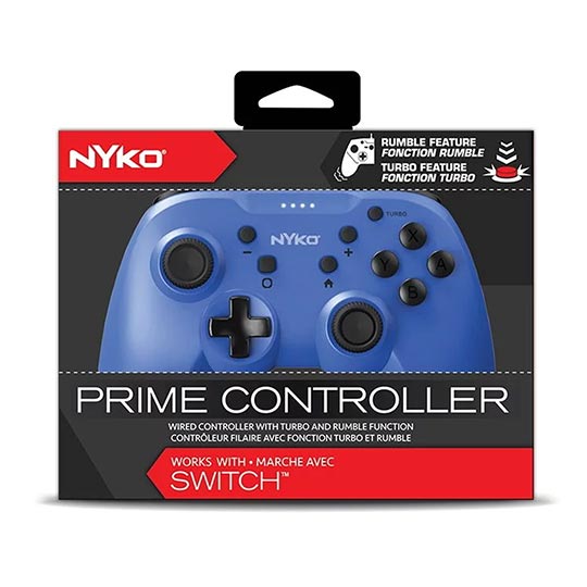 Nyko NS Wired Pirme Controller- Blue