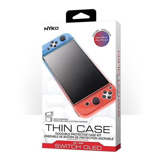 Nyko NS OLED Protective Thin Hard case Blue/Red 