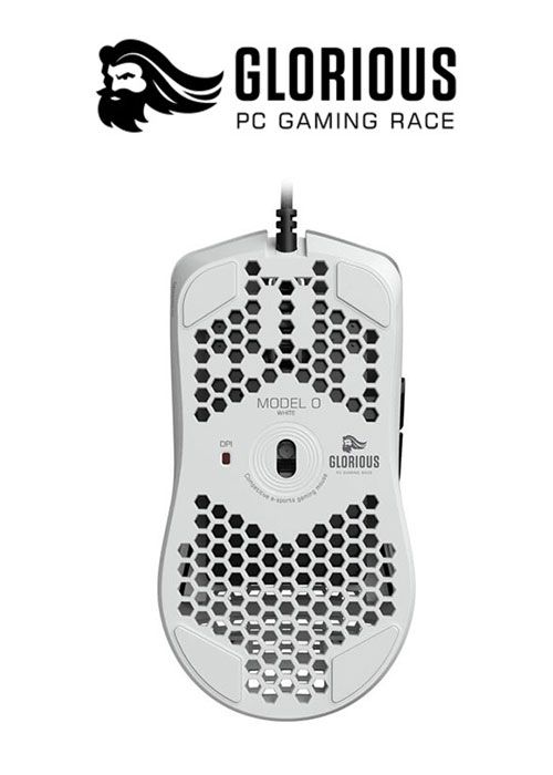 Model O RGB Gaming Mouse - Matte White (Glorious)