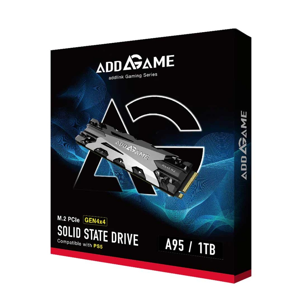 addlink A95 1TB SSD M.2 With Heatsink / Support PS5